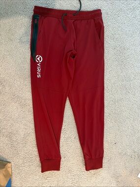 Virus Burgundy Jogger Pants